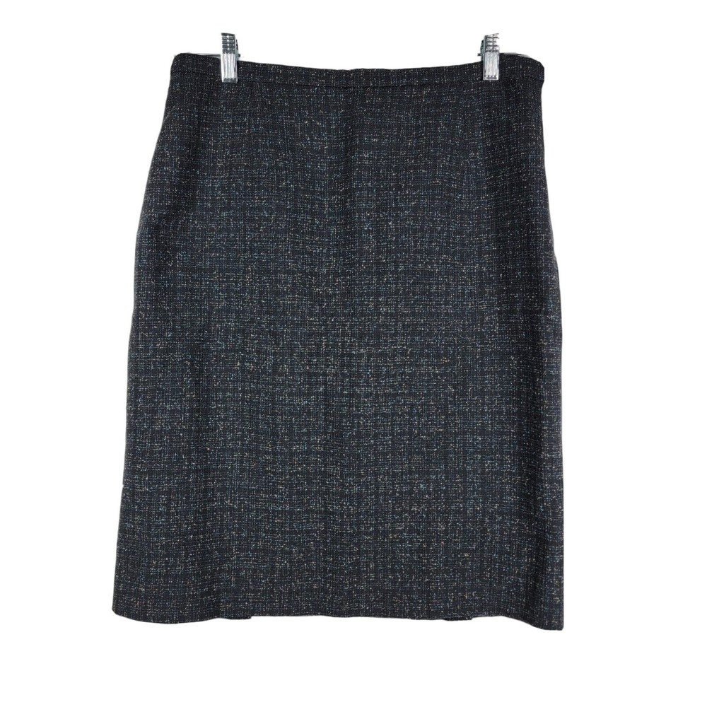 Pendleton Petite Country Clothes Wool Silk Skirt Size 12 Lined